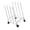 White, variant on Upright Board Storage Rack Metal Rolling With Divider Slots for Cardboard Sheets in Garage Storage Areas