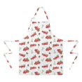 thumbnail image 2 of Red Christmas Truck Apron-Garden Aprons for Women with Pockets-Cotton Linen Waterproof Kitchen Cooking Gardening Aprons Adjustable for Kitchen,Cooking,BBQ and Salon 32"x27", 2 of 7