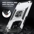 thumbnail image 2 of Funda de teléfono para Redmi 10 C/Poco C40 de Uso Rudo Shock color + Mica de Cristal, 2 of 5
