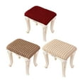 thumbnail image 4 of Naiovety 2 fundas para taburetes de bar rectangulares elásticas modernas y elegantes que modernizan el espacio sin esfuerzo y antideslizantes Decoración del hogar beige, 4 of 6