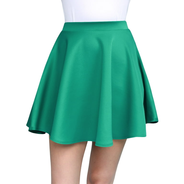 Made by Johnny Women's Basic Versatile Stretchy Flared