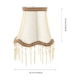 thumbnail image 2 of UPGRATOR Lamp Supply Beige Cloth Wave Shape for Homeowners 1Set Indoor Lighting, 2 of 5