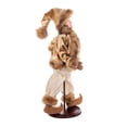 thumbnail image 2 of Vickerman 18" Mocha Velvet Fairy Boy with Stand., 2 of 5