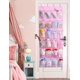 thumbnail image 5 of Organizador de Zapatos MISSLO para Niños Rosa con 24 Bolsillos Grandes de Malla, 5 of 7