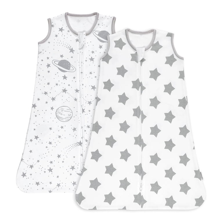 Gllquen Baby Sleep Sack, Organic Cotton, 2-Way Zipper photo 1