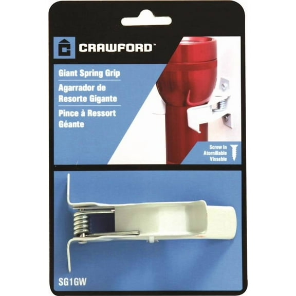 Crawford SG1GW Giant Spring Grip Clip Steel White