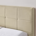 thumbnail image 6 of Harper & Bright Designs Full Size Upholstered Daybed Frame with Backrest and Armrests, Velvet L Shaped Corner Sofa Bed for Bedroom Living Room, Beige, 6 of 12
