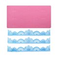 thumbnail image 2 of Naiovety Cake Embosser Molde Encaje Fondant Estera para hornear Silicona Textura Flor Decoración Molde DIY Rosa Herramientas y accesorios para hornear, 2 of 6