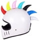 thumbnail image 3 of piezas de bocina roja para casco de motocicleta, bocina de diablo para casco de motocicleta, decoración de bocina de diablo para casco con ventosa, accesorios de decoración de bocina para casco de mot, 3 of 5