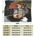 thumbnail image 3 of Johnny Depp Blanket Bedding Fleece Blanket Soft Throw Blankets Lightweight Anti-Static Blanket - 3 Sizes, 3 of 5