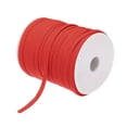 thumbnail image 1 of Uxcell cinta sesgada de doble pliegue de 1/4" de poliéster en rollo continuo para coser y unir roja de 100 yardas, 1 of 7