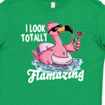 thumbnail image 3 of Inktastic I Look Totally Flamazing with Flamingo in Sunglasses Youth T-Shirt, 3 of 4