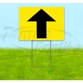 thumbnail image 1 of Arrow Up (18" x 24") Yard Sign, Includes Metal Step Stake, 1 of 6