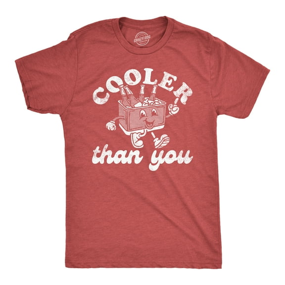 Mens Funny T Shirts Cooler Than You Sarcastic Food Cooler Graphic Tee for Men Graphic Tees
