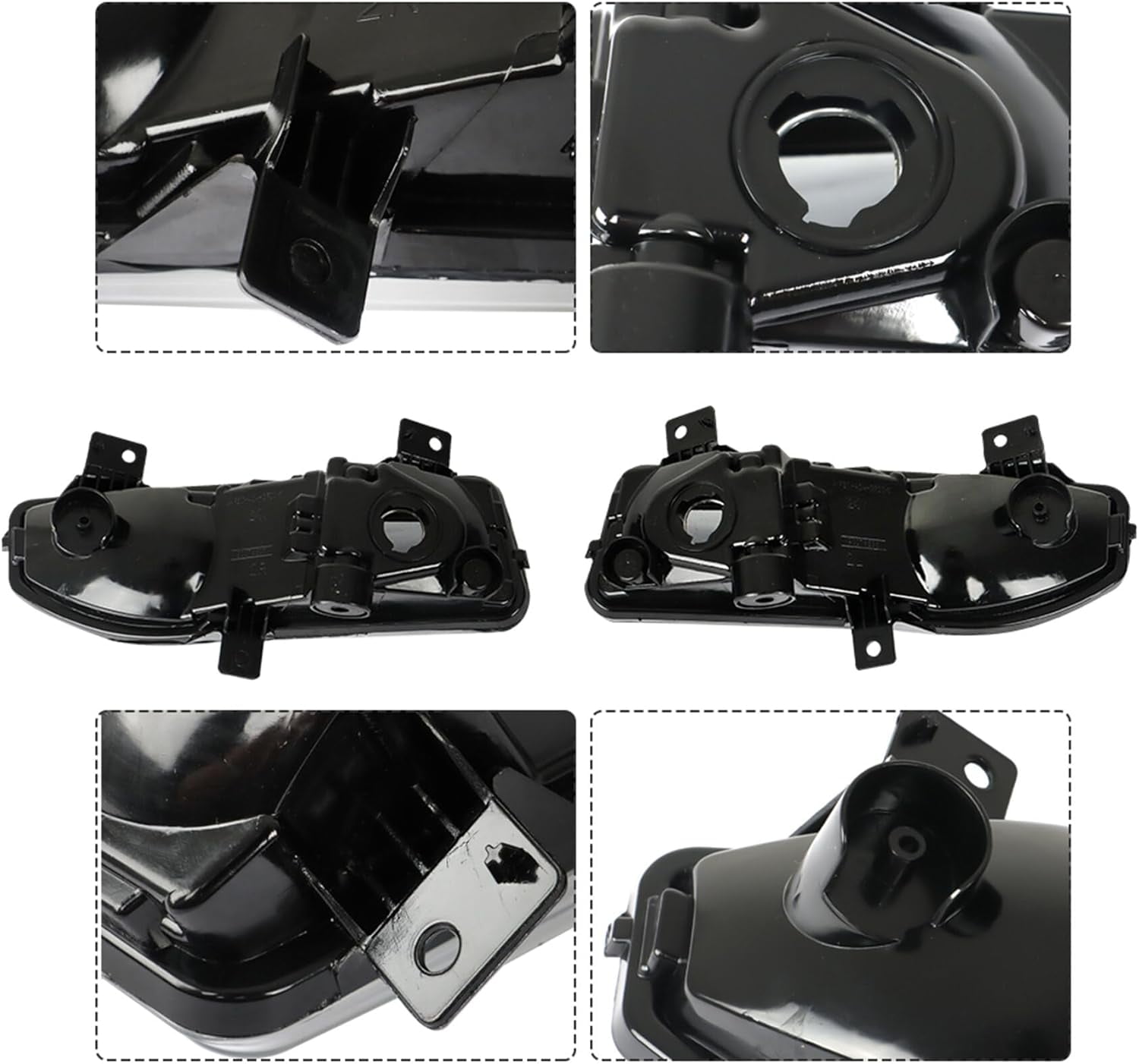 labwork 1 Pair Left and Right Side Front Bumper Fog Lights Assembly Replacement for Nissan Rogue Sport 2020-2022 26155-8995A, 26150-8995A