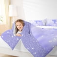 thumbnail image 4 of jejeloiu Purple Monogrammed PFull Size Comforter Sets,Ribbon Bowknot Bow Bedding Sets For Girls Teens Reversible 3pcs, 4 of 8
