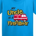 thumbnail image 4 of Inktastic My Uncle is a Firefighter with Fire Truck Youth T-Shirt, 4 of 5