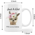 thumbnail image 5 of kunlisa Just A Girl Who Loves Frogs Ceramic Mug-11oz Coffee Milk Tea Mug Cup, Cute Cartoon Green Frog Mug Cup,Hippo Lovers Gifts,Teens Girls Gifts, 5 of 5