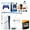 Chroma Indigo, variant on Sony Playstation 5 Slim Disc with Extra White Controller, Gamer Starter Kit and MightySkins Decal Voucher Plus 1 Year CPS Extended Warranty