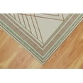 thumbnail image 6 of Casavani - 2'x3' Handwoven Cotton Block Printed Rugs Geometric Brown Area Rugs for Entrance, 6 of 7