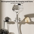 thumbnail image 6 of Adhesive Hooks,Suction Cup Hooks for Shower,Suction Cup Shower Bracket Adjustable Shower Head Holder Wall Hooks,Heavy Duty Hooks for Shower, Bathroom,Bedroom,Glass,Window,Mirror,Tile, 6 of 8