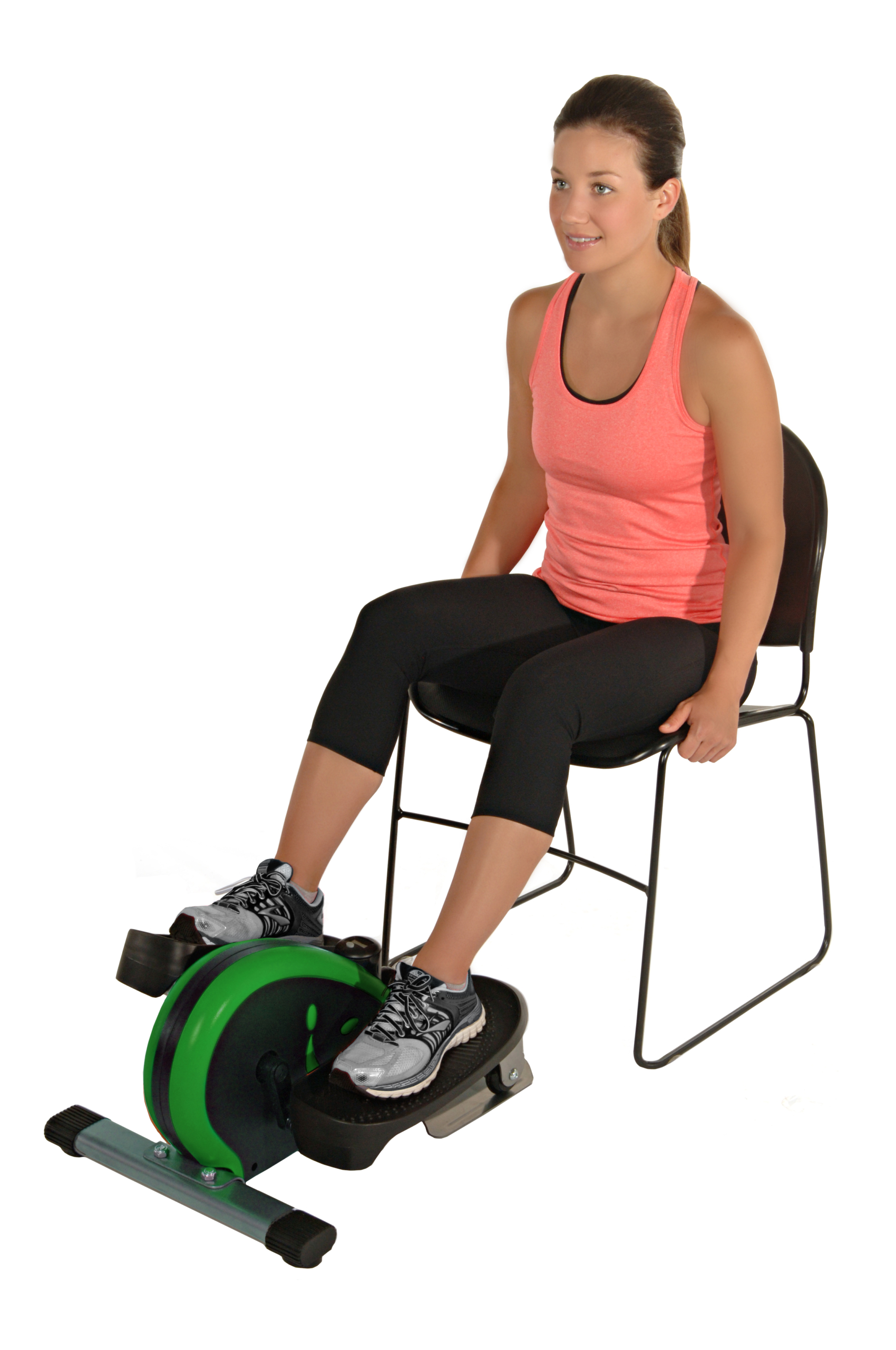 Stamina InMotion E-1000 Mini Elliptical Trainer, Adjustable Tension Resistance, 250 lb. Weight Limit, Green - image 4 of 5