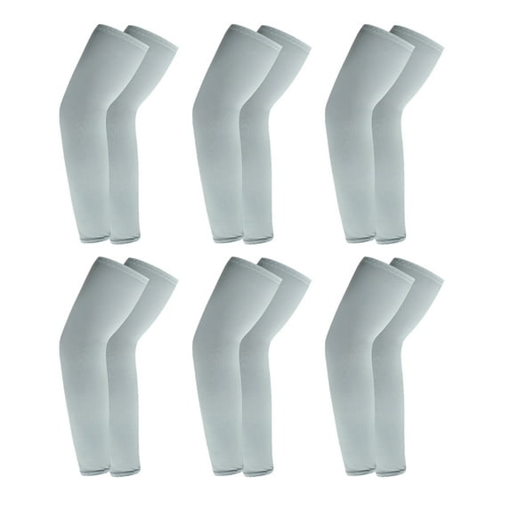Cooling Sun sleeve UV protection arm sleeve arm cover sleeve for outdoor sports cooling protection arm sleeve - grey