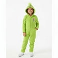 thumbnail image 2 of Dr. Seuss Grinch Christmas Cosplay Hooded Coverall (Girls), Sizes 3T-12, 2 of 7