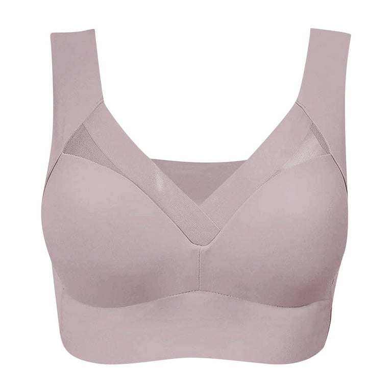 EHQJNJ Bralettes for Women Lace Women Fashion Casual Breathable Tube Top  Bra Underwear Without Steel Ring Gathering and Adjusting Bra Sports Bras  for Women Large Bust Adjustable Straps 