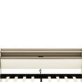 thumbnail image 3 of Beige Twin Daybed With Storage And Electrical Charging, Led Lights For A Stylish Appearance Charging Ports, Upholstery Illumination Display Enhancement, 3 of 7