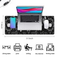 thumbnail image 5 of Long Mouse Pads for Desk,Occult Halloween Pattern Desk Mats on Top Of Desks, Desk Mouse Pad Extra Large with 3mm Non-Slip Base and Stitched Edge for Gaming,Office,Work,Home 31.5x11.8in, 5 of 5