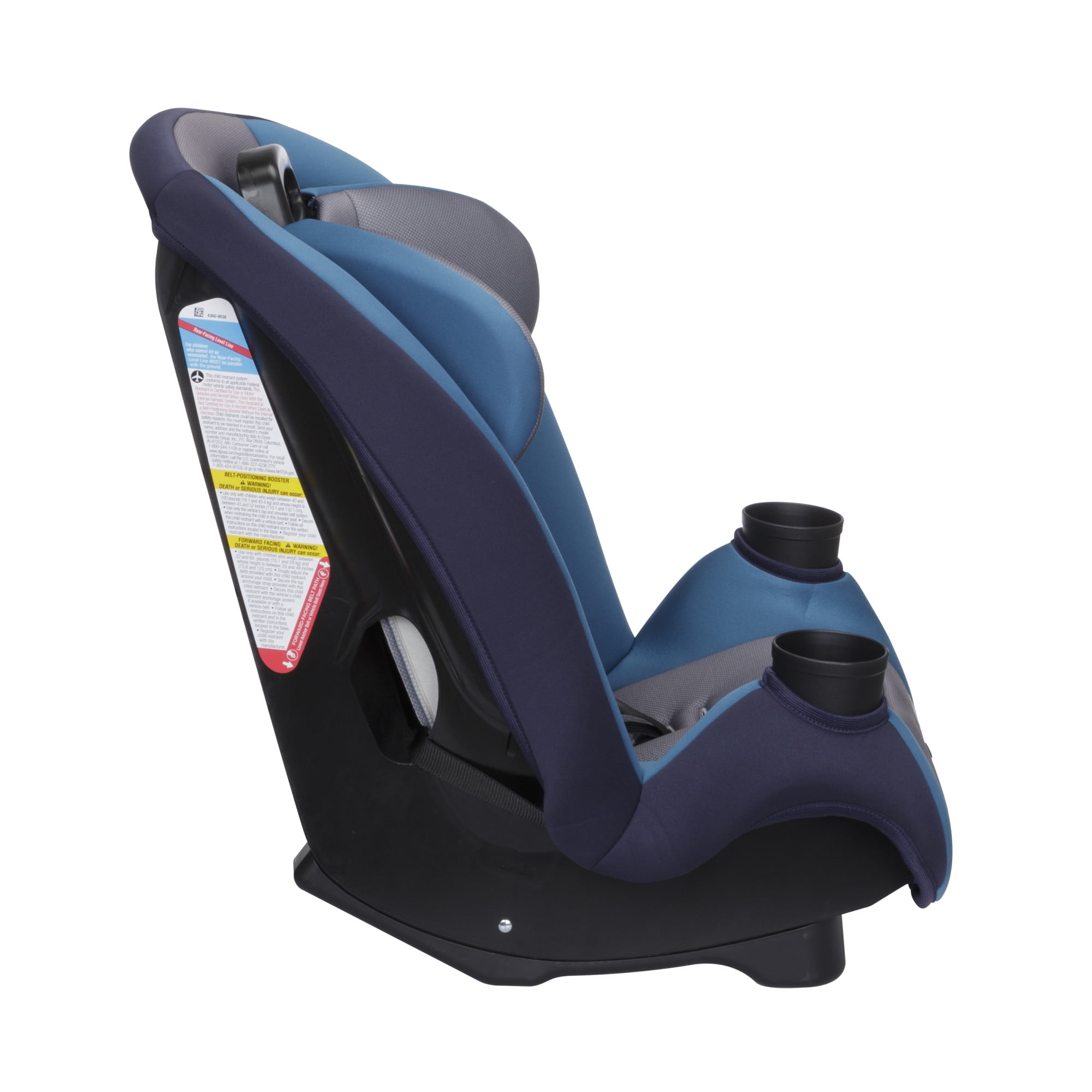 Cosco Kids Entrada Infant & Toddler Convertible Car Seat, Aegean Sea, Blue
