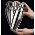 thumbnail image 5 of Juego de coctelera profesional (26.5 onzas) - Juego de coctelera profesional de acero inoxidable de alta calidad, coctelera de Martini de acero inoxidable ShuxiuWang 1327533080262, 5 of 5