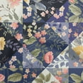 thumbnail image 1 of oneOone Cotton Cambric Blue Fabric Florals Diy Clothing Quilting Fabric Print Fabric By Yard 42 Inch Wide, 1 of 6