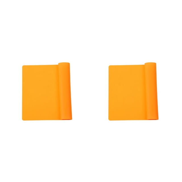 Alfombrillas de silicona Naiovety para hornear antideslizantes Naranja 400MM*300MM*0.55MM 2piezas