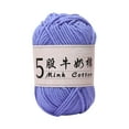 thumbnail image 2 of Milk Cotton Yarn Under $5! Yrmaups 5-Ply Milk Cotton Knitting Thread, Doll Crochet DIY Yarn,babyWool Ball for Handmade Sweaters, Blankets, Accessories, Crafting Projects, Ideal for Knitting Groups, 2 of 6