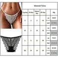 thumbnail image 2 of Lady Sexy Lace See-through G-string Briefs Thongs Erotic Panties, 2 of 5