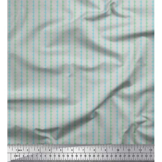 Soimoi Rayon Fabric Triangle Shirting Fabric Prints by Yard 42 Inch Wide