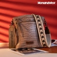 thumbnail image 7 of Montana West Crossbody Purses and Handbags for Women Medium Size Double Compartments with Adjustable Guitar Strap 10.63'' H, 7 of 7