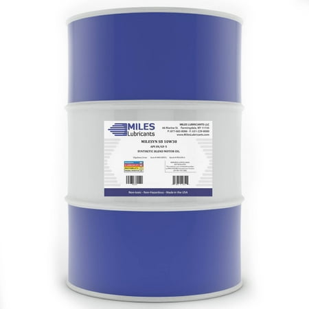 - (3 Pack) Milesyn SB 10W30 API GF-5/SN, Synthetic Blend Motor Oil 55-Gallon Drum