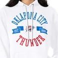 thumbnail image 3 of Women's G-III 4Her by Carl Banks  White Oklahoma City Thunder City Pullover Hoodie, 3 of 3