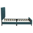 thumbnail image 2 of CorLiving Ellery Fabric Upholstered Adult Twin Bed Frame with Slats and Tufted Headboard - No Box Spring Required, 2 of 9
