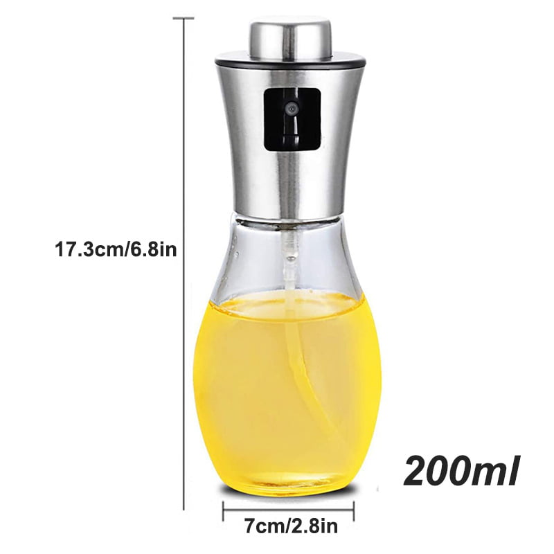 2X Kitchen Olive Oil Sprayer Dispenser For BBQ/Cooking/Vinegar Glass Bottle