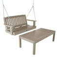 thumbnail image 2 of highwood  Lehigh 4-Foot Swing and Coffee Table Woodland Brown, 2 of 5