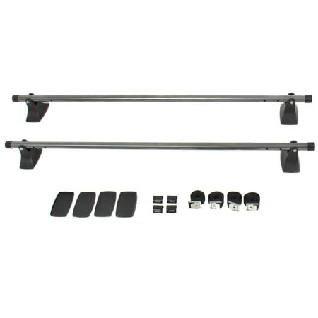 Best Choice Products 48in Adjustable Crossbar Car Top Roof Cargo Luggage Rack -
