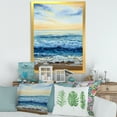 thumbnail image 3 of Designart 'Ocean Waves At Sunrise' Nautical & Coastal Framed Art Print, 3 of 4