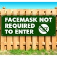 thumbnail image 2 of Facemask Not Required 13 oz Vinyl Banner With Metal Grommets, 2 of 5