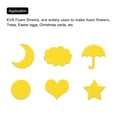 thumbnail image 5 of Unique Bargains EVA Foam Sheets Yellow 9.8 Inch x 9.8 Inch 7mm Thick Crafts Foam Sheets 6Pcs, 5 of 5