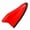 Red, variant on Automotive Roof Fin Antenna Cover Universal Car Roof Antenna Caps Adhesive