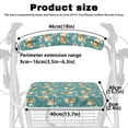 thumbnail image 6 of Jiueut Flower Corgi Rollator Seat Cushion Back Bar Cover Set for Seniors 2 Piece Universal Rollator Walker Seat and Backrest Covers Easy to Install Drive Walker Seat Cushion, 6 of 7